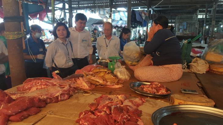 Thanh, kiểm tra thịt và sản phẩm từ thịt tại các chợ trên đại bàn tỉnh Tây Ninh