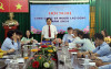 Ông Trương Văn Hùng - Bí thư Đảng uỷ, Giám đốc Sở Y tế phát biểu tại hội nghị.