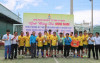 Ban Tổ chức trao Cúp, Cờ giải, huy chương vàng cho đội vô địch cho Trung tâm Y tế huyện Tân Châu