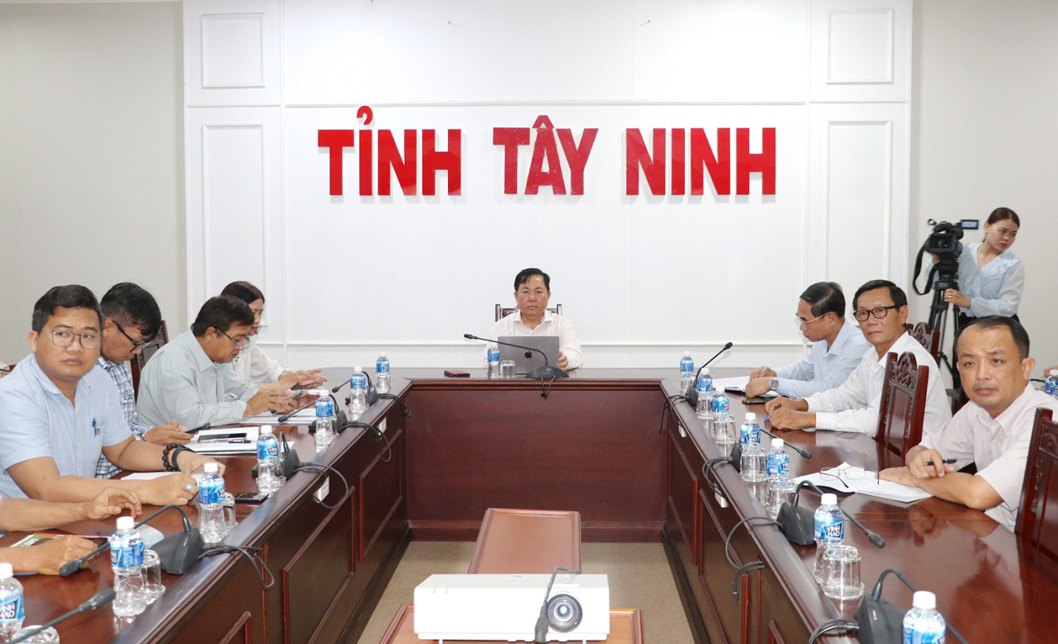 Các đại biểu tham dự tại điểm cầu tỉnh Tây Ninh