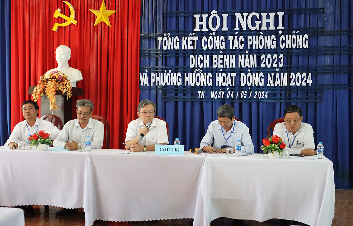 Hội nghị Tổng kết công tác phòng, chống dịch bệnh năm 2023 và Phương hướng hoạt động năm 2024