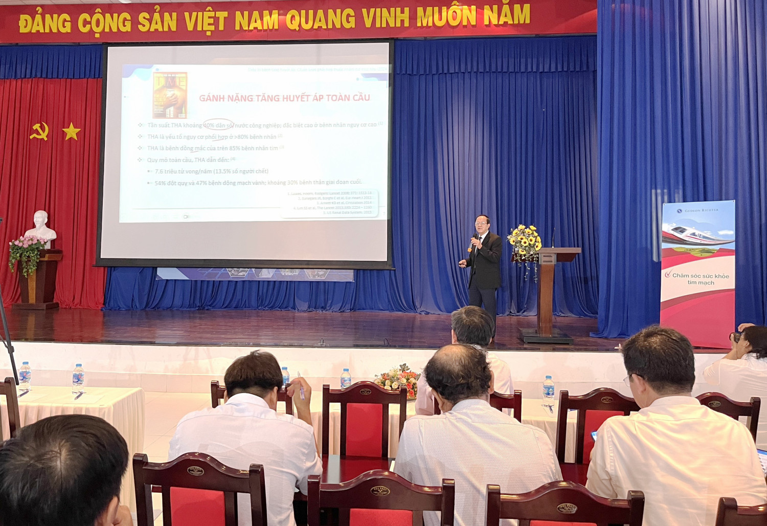 PGS TS Phạm Nguyễn Vinh – TT Tim mạch BVĐK Tâm Anh báo cáo tại hội thảo