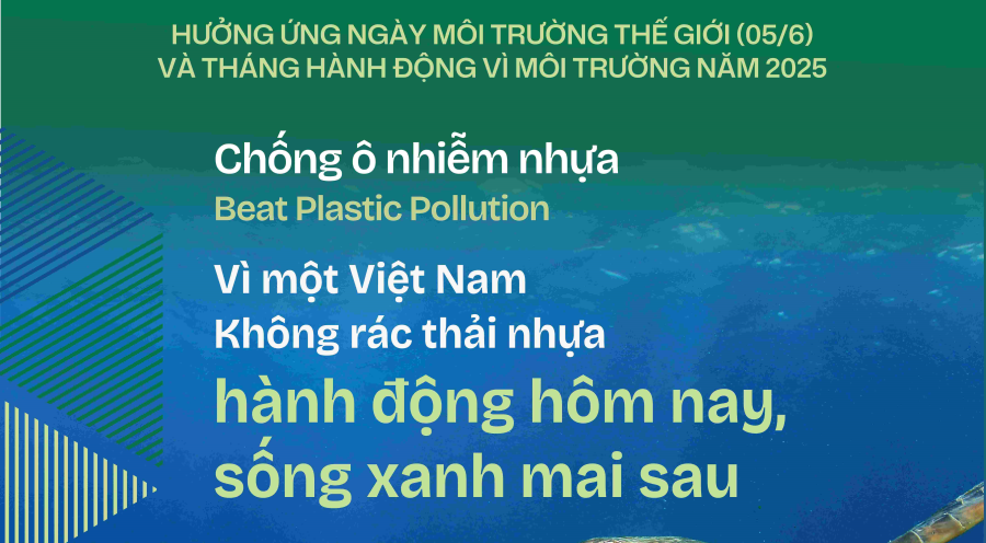 Ngày Môi trường Thế giới 2025 với chủ đề “Chống ô nhiễm nhựa” (Beat Plastic Pollution)